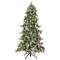7.5ft. Pre-Lit Artificial Bottle Brush Christmas Tree, Warm White LED Lights